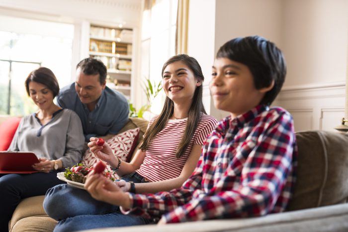 homeserve famille canapé tablette fraises rire plus de prod