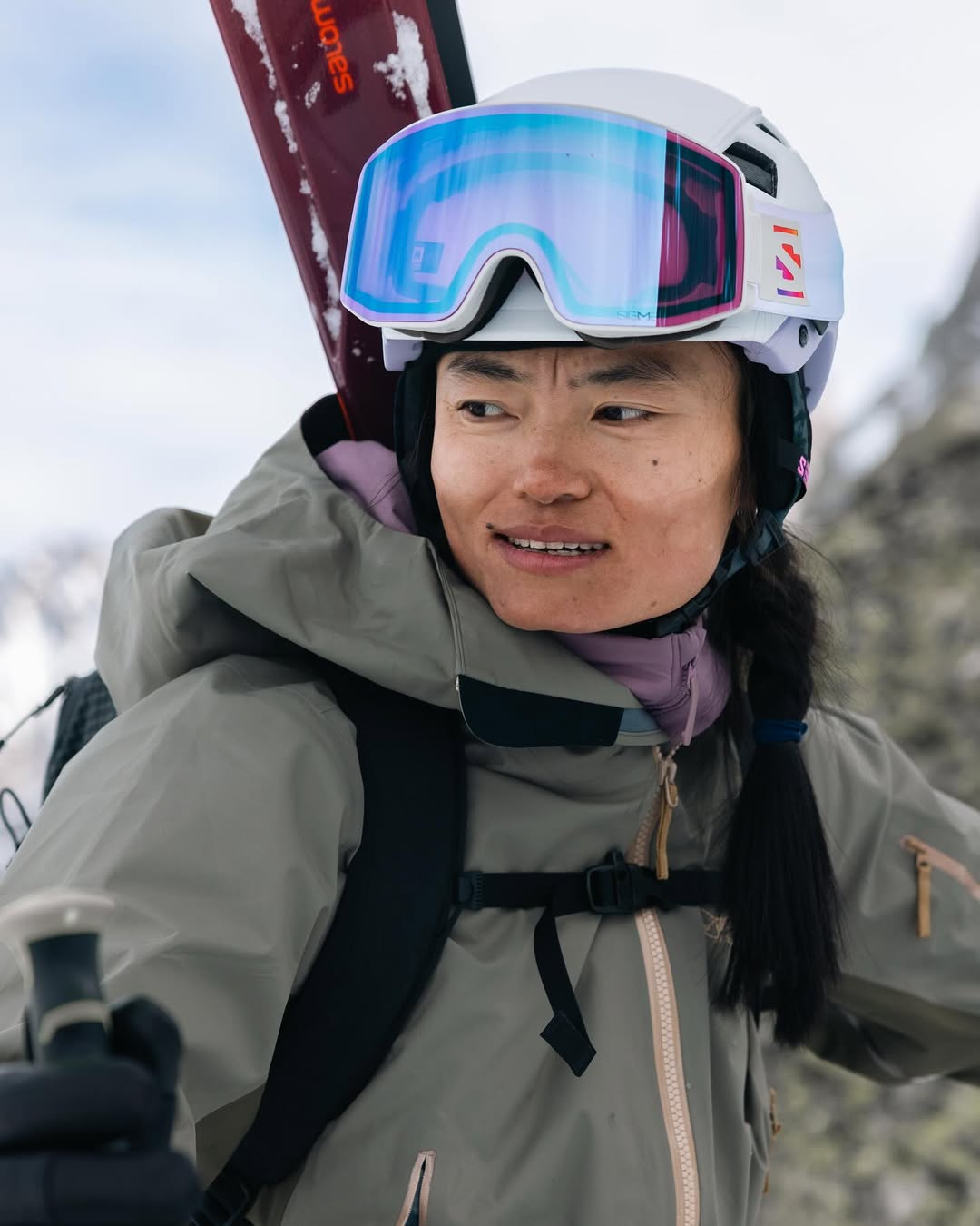 for Arcteryx in Chamonix by @kizennn and @chilltron4000 featuring 倪妮，周轶君，杨小华#触摸户外 #touchingstudio #arcteryx (2)